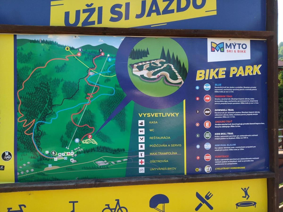 Apartman Myto Mýto pod Ďumbierom Zewnętrze zdjęcie